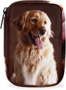 Golden Retriever Dog Pill Case Weekly Medicine Organizator z workiem podróżnym Seven-Day Pill Box Suplement witaminy Box Fish Oil Pills Holder