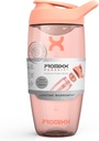 Promixx Pursuit Protein Shaker Butelka (24 oz) - Silent No- Ball Mixer, Leak- Proof Lid, BPA / BPS & Phthalate- Free ECOZEN - Easy- Clean Shaker Cup for Protein Shakes, Pre & Post- Workout Smoothies