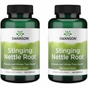 Swanson Stinging Nettle Root (Urtica Dioica) - Suplement ziołowy - (100 kapsułek, 500 mg) (2 opakowania)