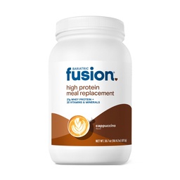 Bariatric Fusion Cappucino Meal Replacement 27g Protein Powder, 21 Serving Tub for Bariatric Surgery Patients Including Gastric Bypass and Sleeve Gastrektomia - No gluten, Aspartam or Sugar