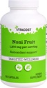 Vitacost Noni Fruit - 1300 mg na porcję - 180 kapsułek