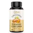 Liposomalna kurkumina Kurkumina Suplement 2000mg, 95% Znormalizowany Curcuminoid Extract & Organic Root Powder z Piperine Black Pepper Fruit (15 mg), 60 softgels