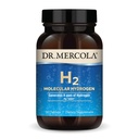 Dr. Mercola H2 Molecular Hydrogen - Wspiera zdrowe starzenie, Energia komórkowa i zdrowie mózgu - z magnezem elementarnym - Bez GMO-, Gluten- Free & SoyFree - 90 Tabletki (90 Servings)