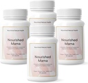 Nourished Mama Prenatal Multi Vitamin - Vegan Multivitamin for Preconception, Pregnancy, Postpartum and Breastfeeding Support - Iron-Free with Methylated Folate & High Dose Choline - 360 Capsules