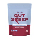 Gut Sweep - Codzienny suplement pokarmowy - Psyllium Husk Fiber - Wsparcie kontroli przystawek - Gluten Free & Plant Based - Keto & Paleo Friendly - 40 Służenia - Mieszane Berry