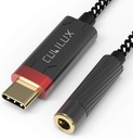 Wzmacniacz słuchawkowy Cubilux HiFi USB C z ESS9118EC DAC, USB C do 3,5 mm Adapter audio dla iPhone 15 + / 15, iPhone 15 Pro Max, iPhone 16 / 16Pro, Samsung S24 / S23 / S22 Tab S9 / S8 / S7, Pixel 8 / 7 / 6 Pro More