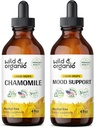 Wild & Organic Rumomile Tincture 4 fl oz & Mood Support Tincture 4 fl oz