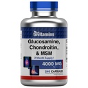 tnwitaminy Glukozamina, Chondroitin, & MSM (4000 MG - 240 Kapsułek) dla mężczyzn i kobiet 124; Kompleks Wspólnego Wsparcia * * More Than Triple Strength!