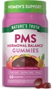 Nature 's Truth PMS Hormonal Balance Support Gummie dla kobiet 124; 60 Hrabia 124; Wegan, Non-GMO & Gluten