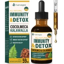 Cocolmeca Bark Immunitet & Detox Drop, Wyciąg ziołowy z Polypodium Leucotomos Sarsaparilla Mleko Suplement Thistle Detoksykacji, System immunologiczny, Digestive Health. 2oz