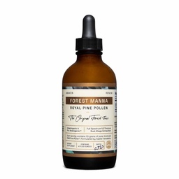 Forest Manna Royal Pine Pollen Tincture - 1: 2 True Dual- Stage Extraction - Pure RAW Pine Pollen Tincture - 4 Butelka fluid unce