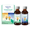 Hyland 's Kids Cold and Cough, Day and Night Combo Pack, Cold Medicine for Ages 2 and up, Grape Flavor Syrop Cough Medicine for Kids, Nasal Decongestant, 4 Fl Oz (Opakowanie 2)