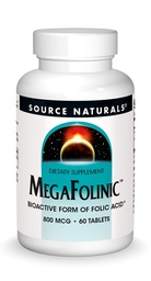 Źródło Naturals MegaFolynic 800mcg - 60 tabletek