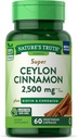 Nature 's Truth Super Cynamon Plus Biotin & Chrom Kapsułki szybkiego uwalniania - 60 ct, Opakowanie po 2