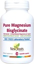 Czysty suplement bisglicynianu magnezu (130 mg) 124; Ulepszony glicynian magnezu, Łagodność w żołądku, brak efektu laksacyjnego (120 Czapek Veg) 124; NOWA KOLEJKA HERBAL