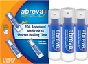 Abreva Docosanol 10% krem zimny ból Leczenie, gorączka blister i zimno ból krem - 0.07 Oz Pompa Butelka x 3