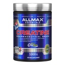 ALLMAX Essentials CREATINE - 1000 g Proszek - Poprawia wydajność i intensywność treningu - Wegan & Gluten Free - 200 Sługi