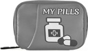 Pill Organizer Medicine Bottle Pill Box 7 dzień Pill Case Bag Travel Pill Organizer Bag z Zipper przenośny tygodniowy Case Compact Rozmiar dla posiadacza suplementu witaminy