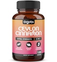 Ceylon Kapsułki cynamonowe - w połączeniu z Ginger Root i Kurkumina kurkuminy kurkumy - 120 Kapsułki wegańskie