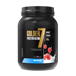 Maxler Golden 7 Mieszanka proteinowa - Proszek proteinowy do hodowli mięśni i odzysku - Proszek z białka truskawkowego 2 lb