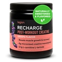 Legion Recharge Post Workout Supplement - All Natural Muscle Builder & Recovery Drink with Micronized Creatine Monhydrate. Naturalnie słodzone i pachnące, bezpieczne i zdrowe. (Grape, 60 Serving)