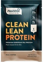 Nuzest - Proszek z protein grochowych - Białko o czystej barwie, Proszek z protein roślinnych Premium, Bezmleczny, Bez glutenu, Bez GMO, Naturalnie Sweetened Protein Shake, Kawa prawdziwa, 1 Serving, 0,9 oz
