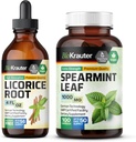 BIO KRAUTER Spearmint 100 Kapsułki i lukrecja nalewka 4 Fl. Oz.