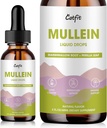 Mullein Drops for Lungs - Mullein Leaf Extract with Marshmallow Root, Perilla & Astragalus for Research Support, Immune Boost & Lung Detox, Natural Herbal Formula, Vegan, 2 fl oz