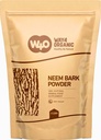 Neem Bark Powder 16 Oz (1 lb) - Wsparcie stomatologiczne i pokarmowe - Proszek zębów - Way4Organic