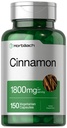 Horbäach Cinnamon Kapsułki 1800mg 124; 150 Hrabia 124; Ceylon Cynamon Suplement Agregat 124; Wegetarianin, Non-GMO, Gluten Free