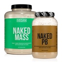 Naked Soyfree Protein Bundle: 8LB Vegan Mass i 2LB PB