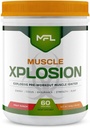 MFL Mięśnie Xplosion Xplosion 124; Wstępne ćwiczenia 124; 0 Cukier 124; Słodzony stewia 124; All- Naturalne 124; 60 Słupki (Fruit Punch)