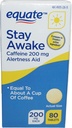 Równowaga - Stay Awake - Alertness Aid with Caepine 124; Maksymalna moc 124; Zmniejsza zmęczenie - 80 tabletek 200 Mg (Opakowanie po 2) (2)