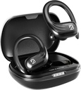Back Bay Audio Runner 60 Wireless Running Earbuds, 80 Hour Long Battery Life Over The Ear with EarHooks, Wrap Around Earphone Wireless Bluetooth Earbuds with Microphone, Earphone in Hear Headphone