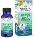 Nordic Naturals Baby 's DHA Wegetarian, Unflavored - 1050 mg Plant- Based Omega- 3-1 oz - Wsparcie rozwoju mózgu i wizji w dzieci - Non-GMO, Wegan - 15 Sług