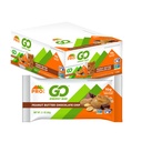 PROBAR - GO Bary energetyczne - Masło orzechowe Czekoladowy Chip - Bezglutenowy, Non-GMO, Whole- Bary składników żywności Przekąski (12 Count)