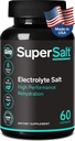 Keto Electrolyte Supplement, tabletki do zamiany soli do szybkiego nawadniania jamy ustnej i post Workout Recovery, Magnezu, Cynk, Sodu, Miedź 124; 60 Kapsułki