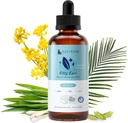 kin + rodzaj Cat Ear Cleaner - Cat Ear Drops, Vet Ear Solution, Eliminuje woskowe, zapachowe i swędzące podrażnienie, Cat Ear Cleaner Solution, Natural in- Home Pet Grooming - Made in USA