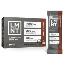 Drink LMNT Zero cukru Gorąca czekolada lub mieszanka kawy - sól czekoladowa 124; Drink Mix 124; 30- liczyć