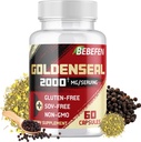 BEZEM EN Goldenseal Root kapsułki 2000mg kapsułki 124; Tradycyjny suplement ziołowy suplement 124; koncentrat ekstrakt 124; wegetarianin, nieGMO