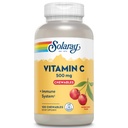 SOLARAY Witamina do żucia C 500 mg, Naturalny aromat wiśniowy z naturalnymi słodzikami, przeciwutleniacz i suplement wsparcia immunologicznego z całą bazę żywności, 60- Day Guarantee, 100 Servings, 100 Chewables