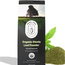 Organic Stevia Powder | 7.05 oz | USDA Organic & Non-GMO | Ethically Sourced from North India | Recyclable Kraft Bags | Natural Stevia | Plant Based Sugar Free Substitute