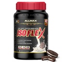 ALLMAX Nutrition ISOFLEX Izolat białka serwatki, Cookies & Cream - 2 lb - 27 gramów białka na miarkę - Zero tłuszczu i cukru - 99% Laktoza wolna - Bez glutenu i soi - Przybliżone 30 Sług