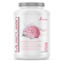 Odżywianie metaboliczne - Musclean - Milkshake, wysokobiałkowe białko serwatki, odżywka podtrzymująca, niskowęglowodany, dieta Keto, enzymy trawienne, truskawka, 5 funtów (50 ser)