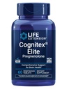 Life Extension Cognitex ® Elite w ciąży, szałwia, borówka, ashwagandha, fosfatydylseryna, zaawansowana formuła, Uwaga, Skup się, Pamięć, Gluten- Free, Non-GMO, Wegetarianin, 60 Tabletki