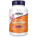Teraz suplementy, Lecytyna 1200 mg z naturalnie występującym fosfotydylocholina, 100 Softgels