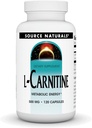 Źródło Naturals L- Carnitine 500 mg for Metabolic Energy - 120 kapsułki