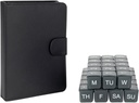 e- Pill 5 razy dziennie x 7 dni w tygodniu duży pill organizer, witaminy i medycyny pill Box - z Discreet Case (czarny)