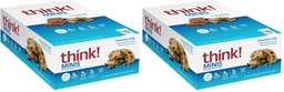 Myśl! MINIS Protein Snack Bars, Gluten Free, Czekoladowy Chip, 15 Count (Opakowanie 2)