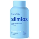 Slimtox ™ Organic 15 dzień Colon Cleanse & Detox dla płaskich żołądków mniej Bloat & LBS w / Probiotyki - Zaparcia Relief - Flushes Toxins, Wzmacnia energię